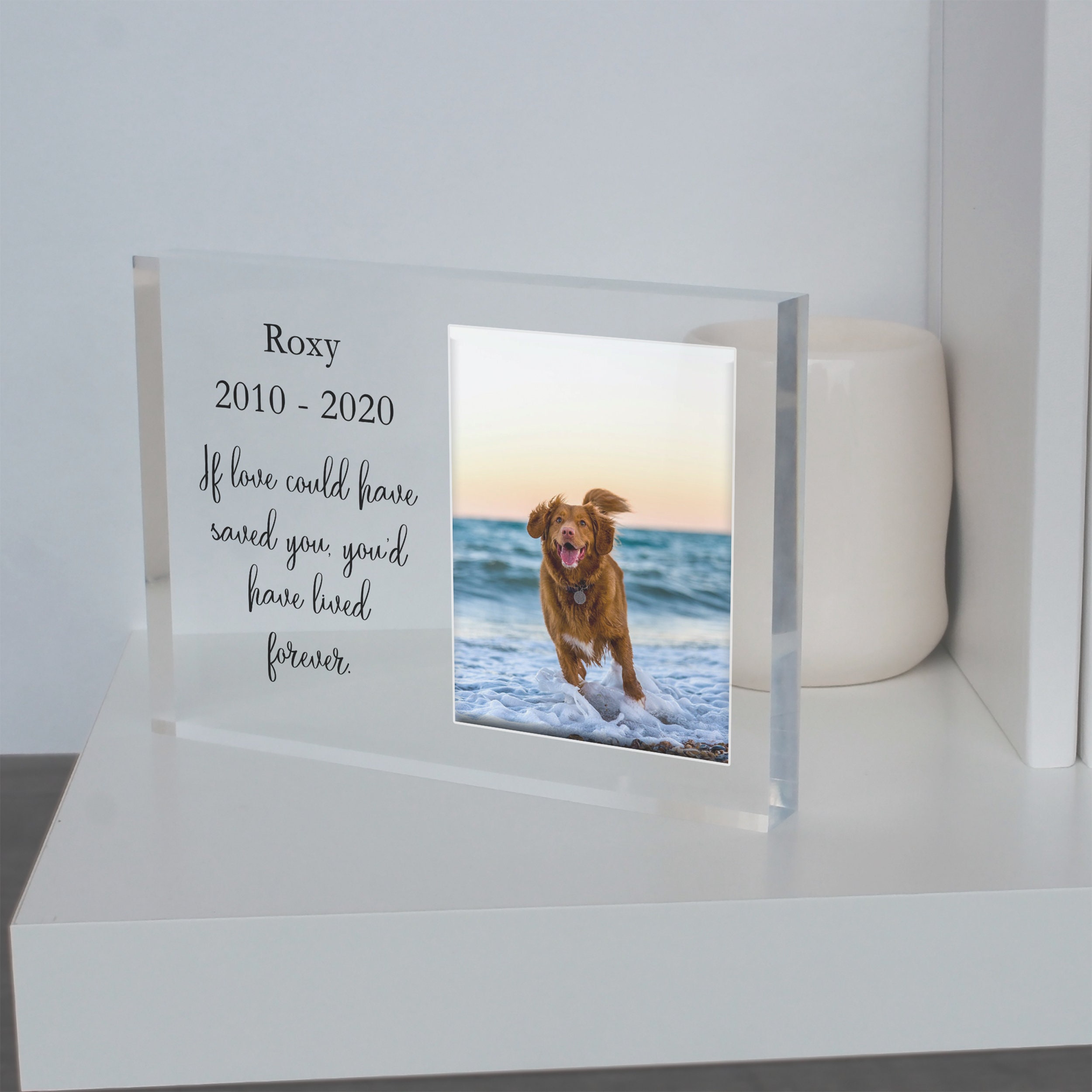 Hund Erinnerung Geschenk Hund Memorial Bilderrahmen Hund Etsy
