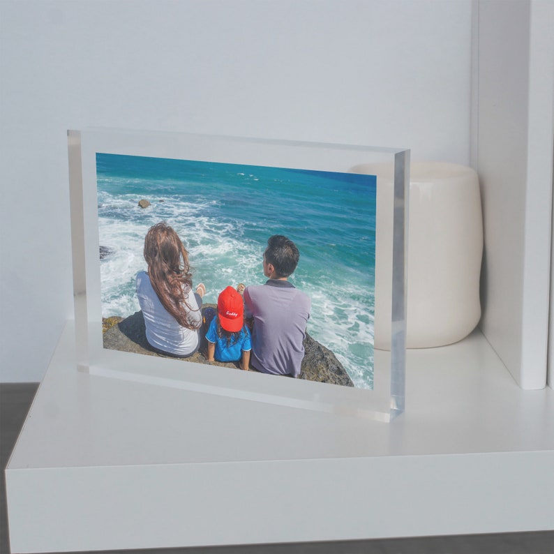 5x7 Family Picture Frame Custom Family Photo Frame on Glass Etsy