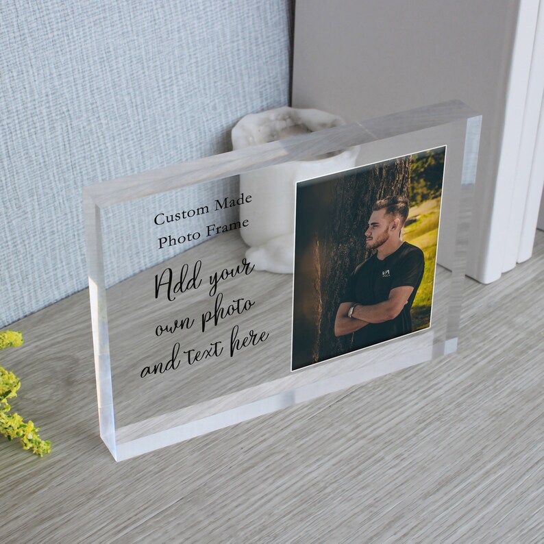 Engraved Picture Frame Custom Picture Frame Engraved Photo Etsy