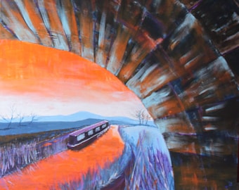 Through the Bridge - original artwork by Katherine Clarke