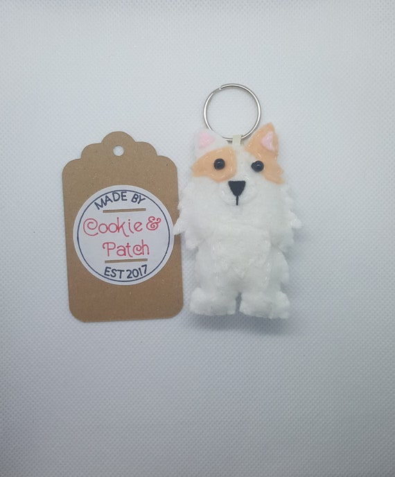 pomeranian keyring