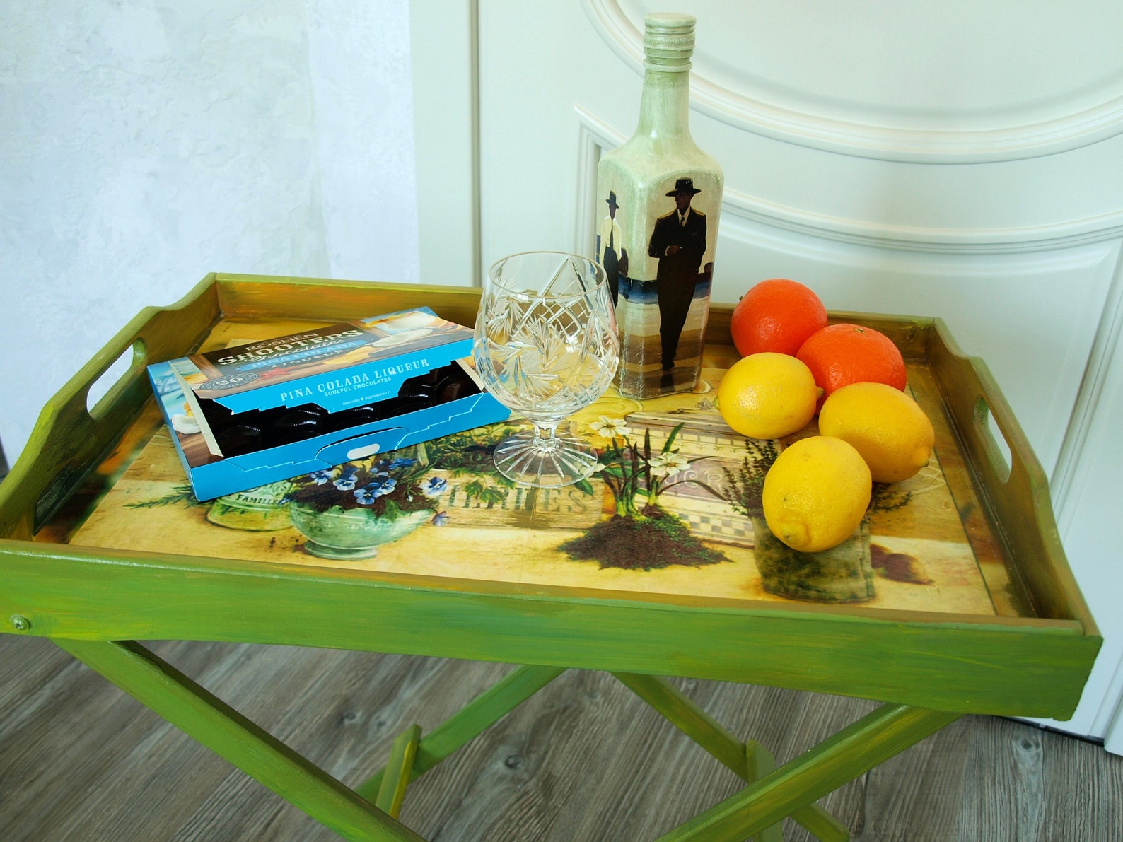 Serving Tray with Legs Wooden Folding Tray with Legs Coffee Etsy