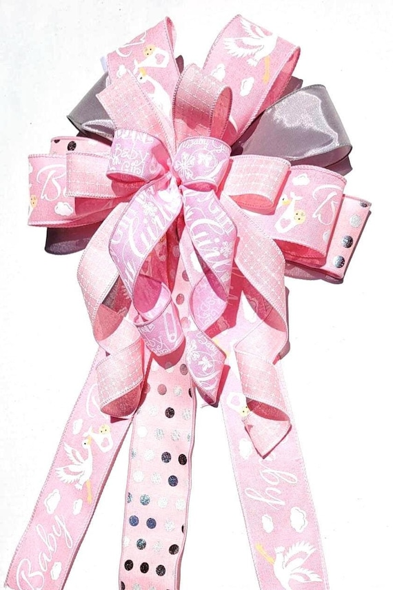 Celebration Door Bow Its A Girl Pink Celebration Door Bow Its A Girl Pink