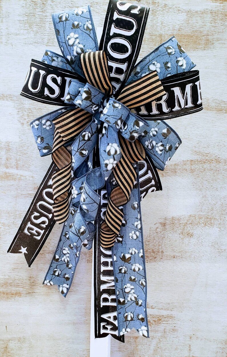 cotton boll bow tie