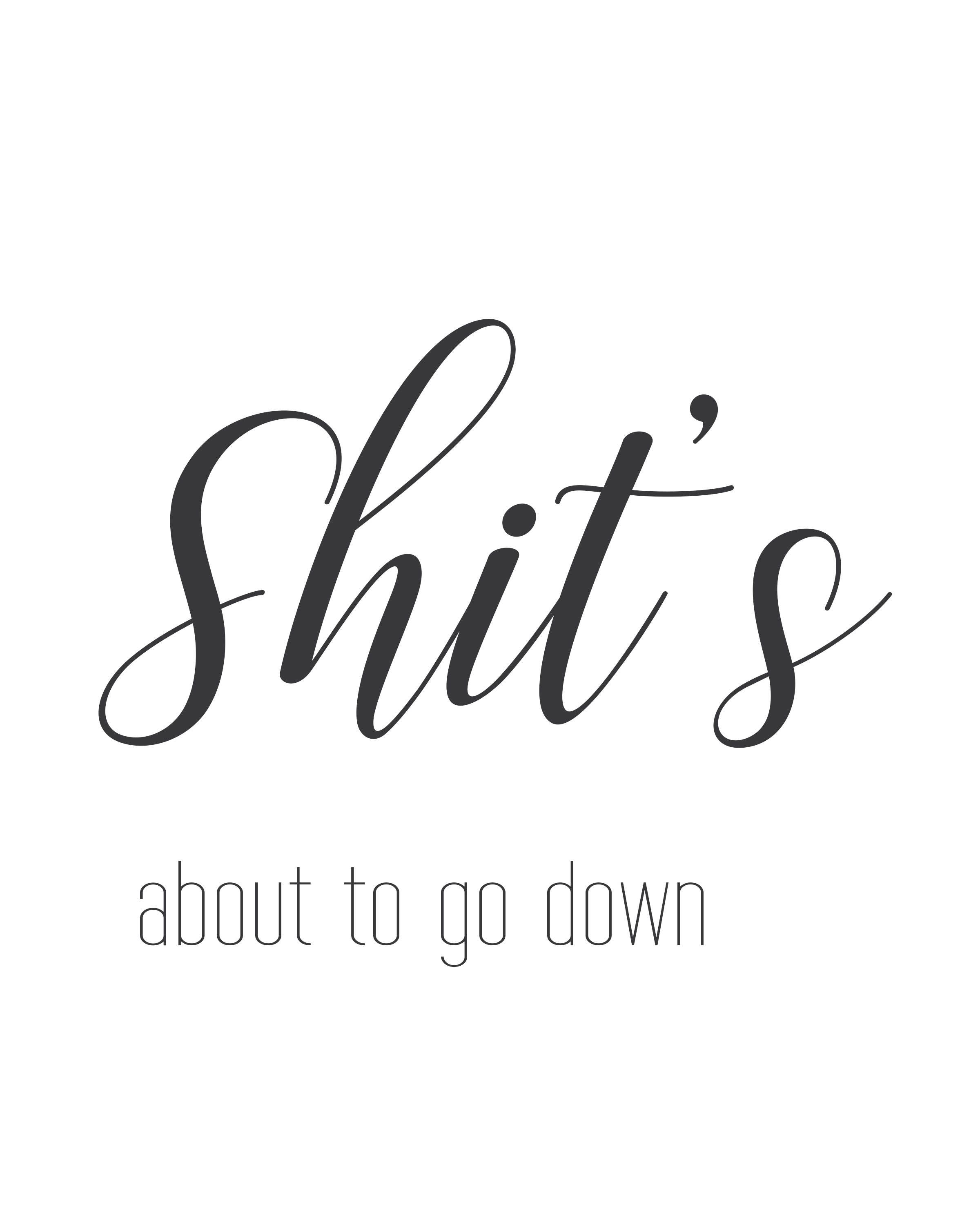 Arte de baño divertido decoración del baño impresiones de | Etsy