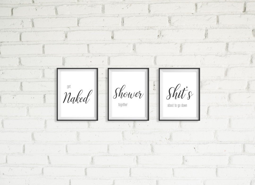 Funny Bathroom Art, Bathroom Decor, Bathroom Prints, Bathroom Sign
