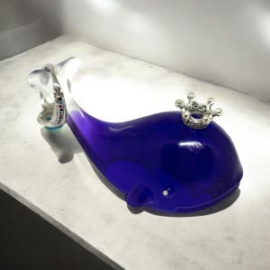 Ringholder, Resin Whale Ringholder, Whale Figuring, Resin Creation