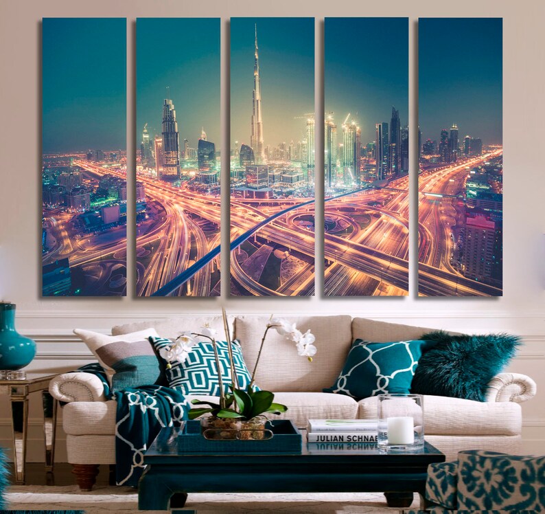 Dubai Art United Arab Emirates Dubai Wall Art Dubai Canvas Art Etsy