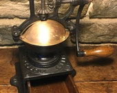 French Coffee Grinder quot Peugeot quot A0 with enamel interior