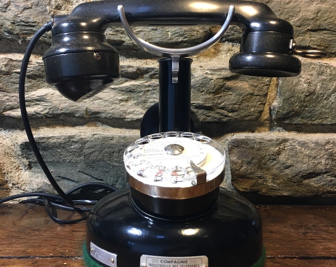 Featured listing image: French vintage telephone restored and works