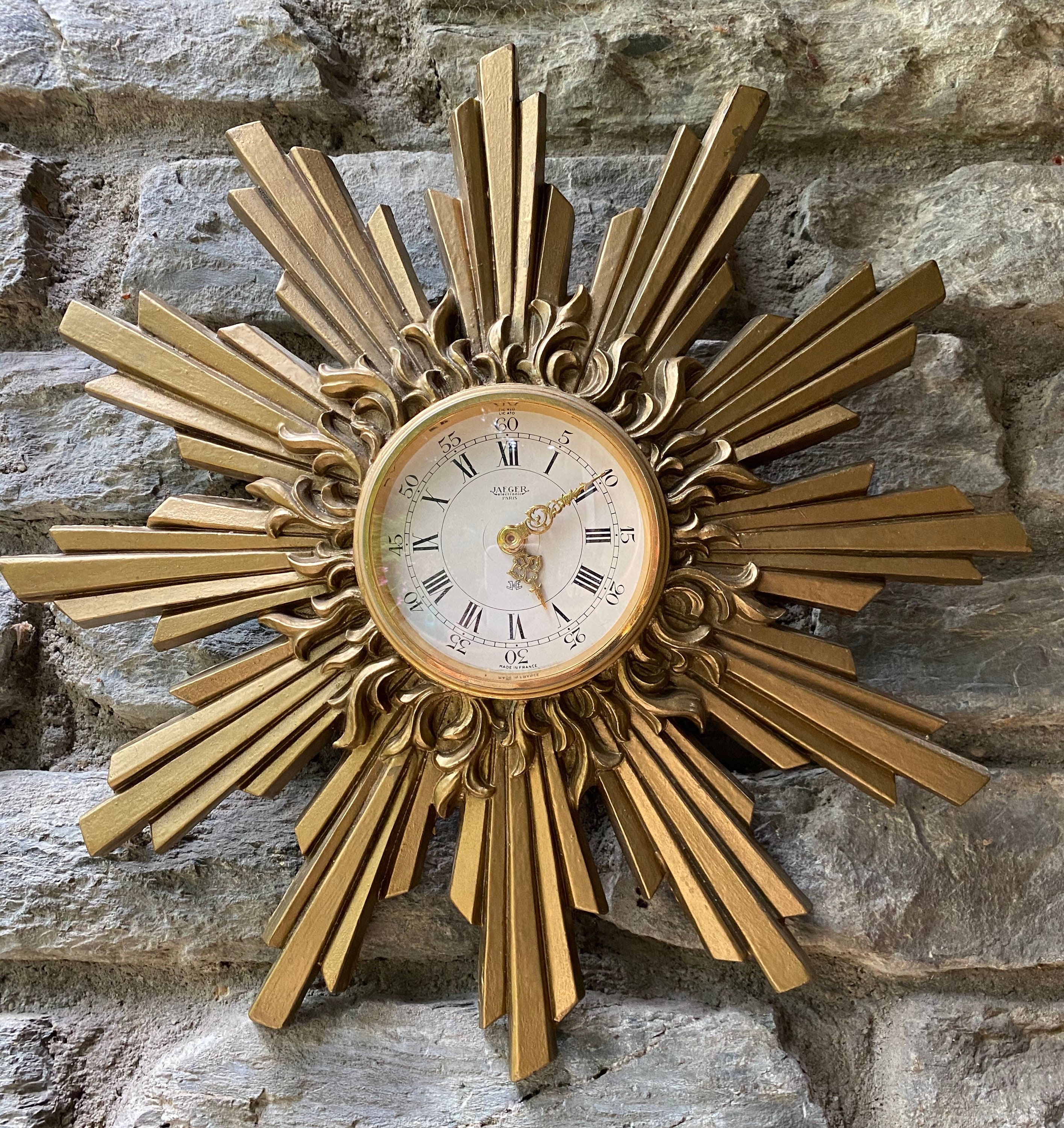 Jaeger Wall Clock | Sunburst