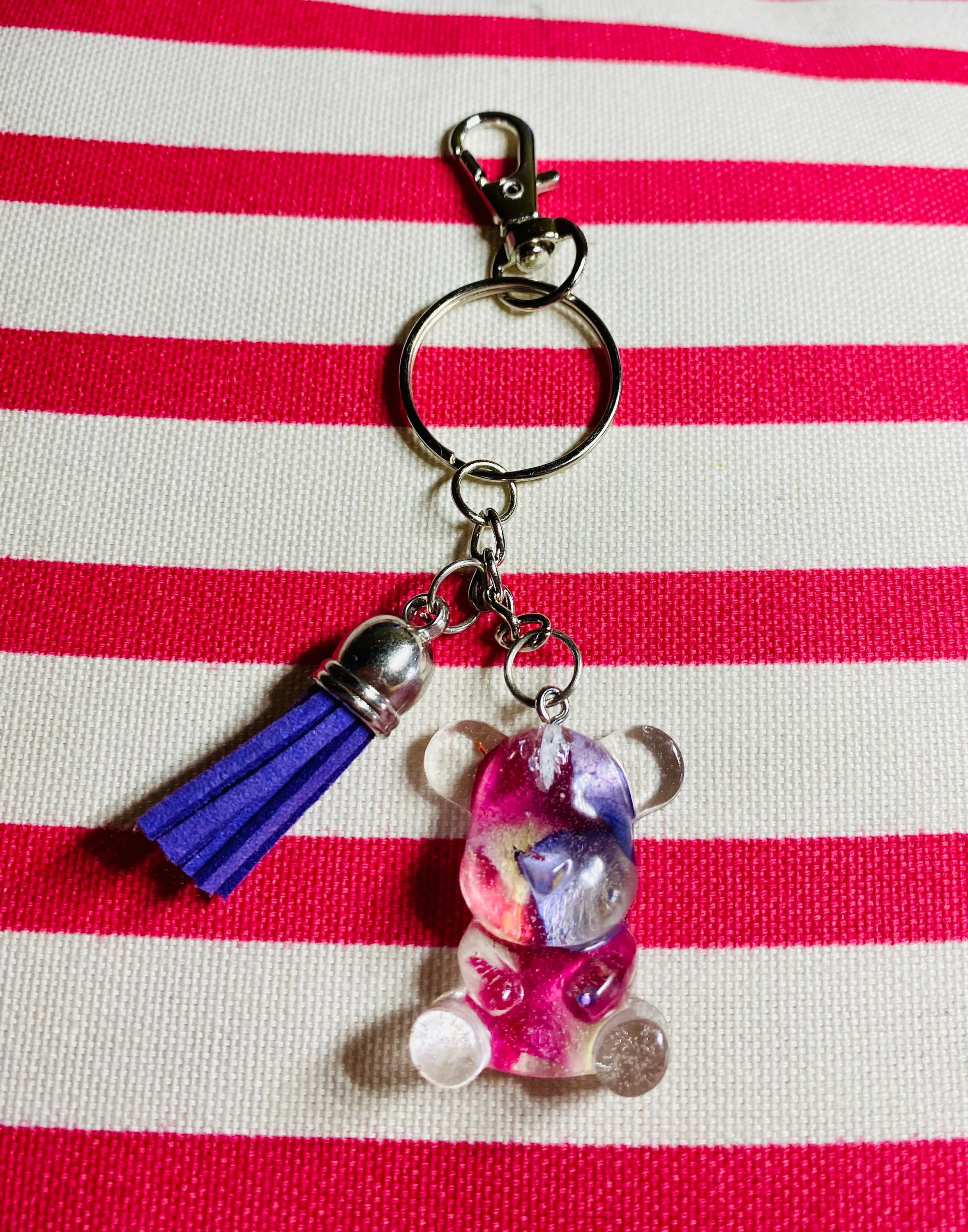 Teddy Bear Keyring | Etsy