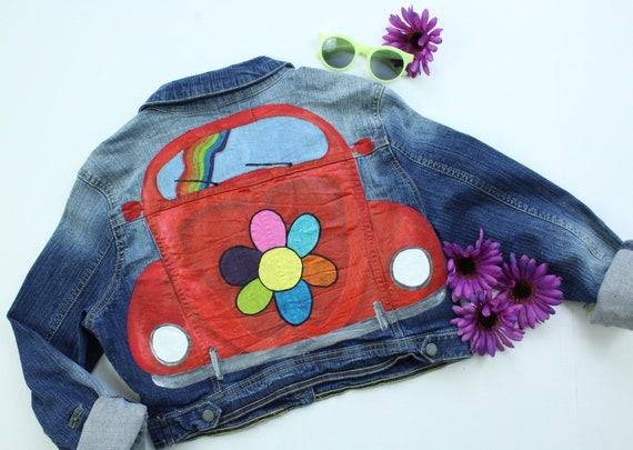 new look red denim jacket