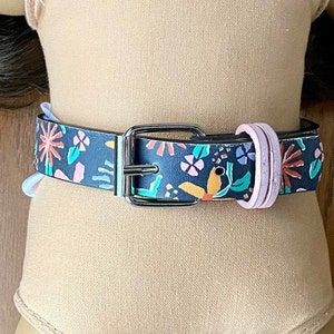 Cinture per bambole di design. Cinture per bambole personalizzate "Limited Edition" da 18" realizzate per adattarsi alle bambole American Girl e simili da 18".