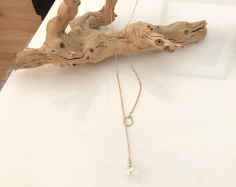 The Swarovski Lariat Necklace