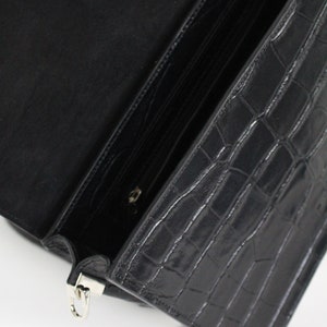 Leather bag Handmade bag Designer bag Black handbag Stylish bag image 6