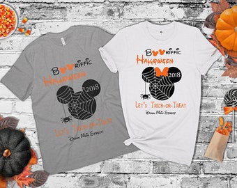 Custom Disney Shirt, YOUTH  Boo-riffic Disney Halloween Shirts, boys, girls, Matching Halloween Shirts, Mickey Halloween