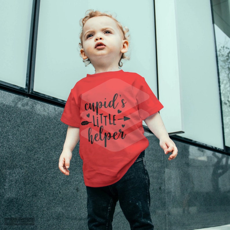 Valentine shirt, Boys valentine shirt, toddler valentine, Cupid's helper, Cuter than Cupid, Customization available image 8