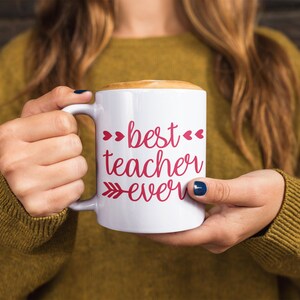 Teacher Facts, Teacher Mug, Gift for Teachers, Best Teacher Ever, Live Love Teach, Teacher Voice, Coffee Teach Repeat image 10