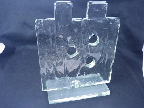 Mid-Century Glass Block Sculpture by Luciano Gaspari Mid-Century Glass Block Sculpture by Luciano Gaspari
