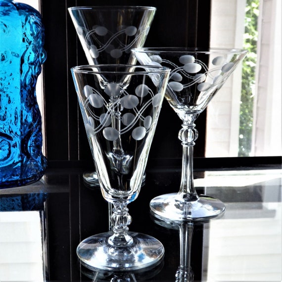 Libbey Footed Martini Glass Case