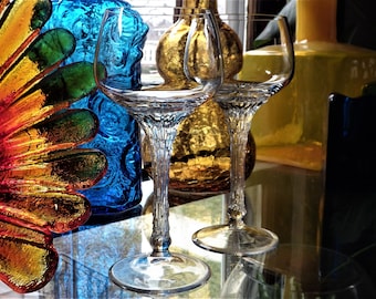 Rosenthal studio-linie グラス6個セット Vintage Rosenthal Studio Germany Skal Pattern Crystal