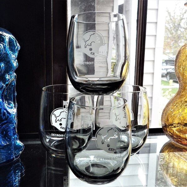 Vintage Nfl Glasses Etsy