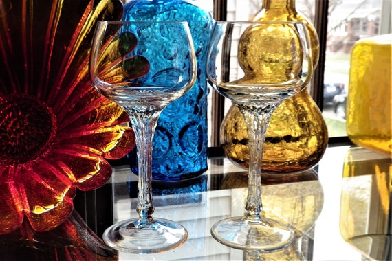 Rosenthal Studio Line Split 9600 Pair of Wine Glasses 6 7/8