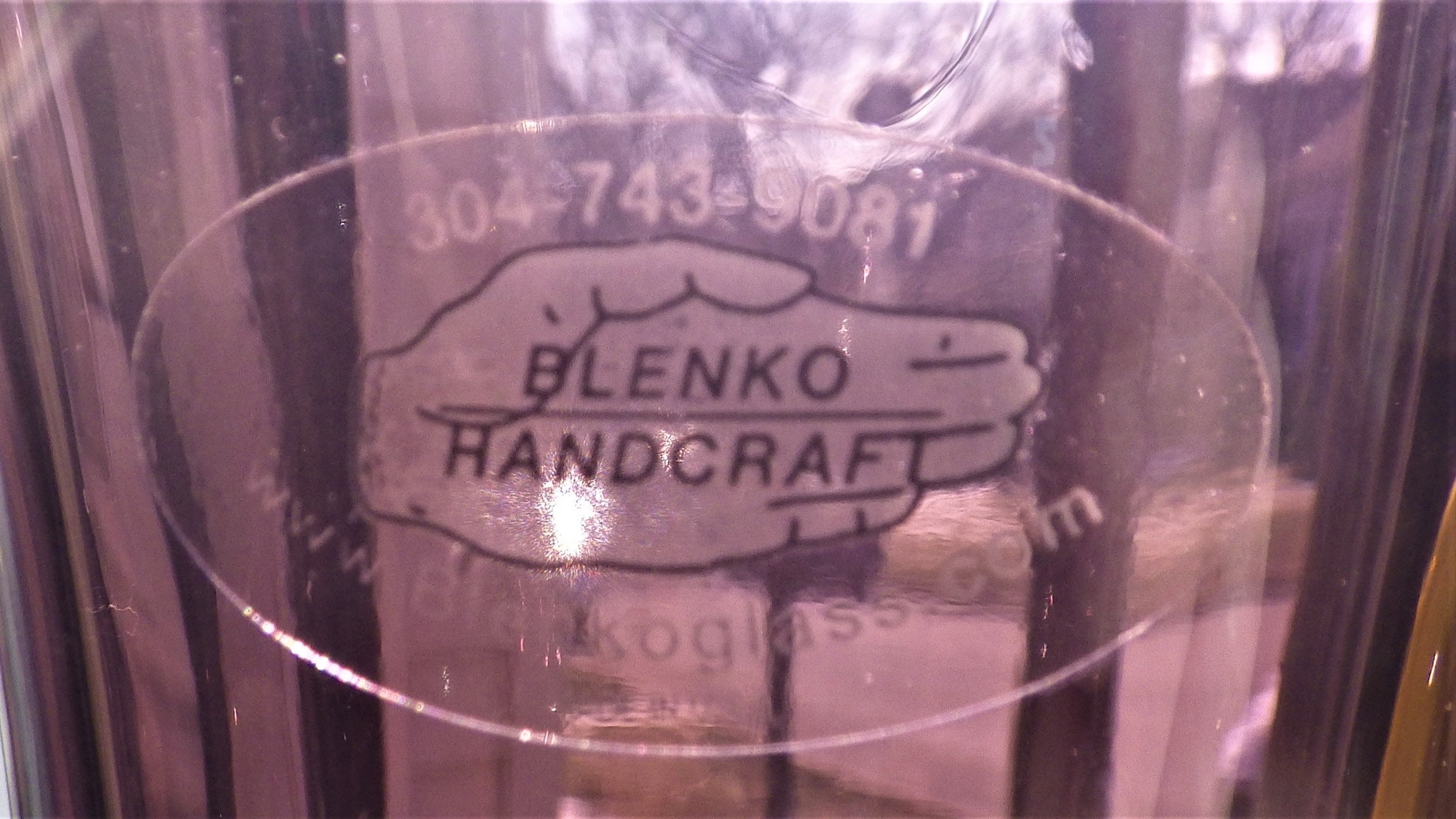 Blenko 9926S Vase Richard Blenko Signed 2000 Amethyst With Etsy