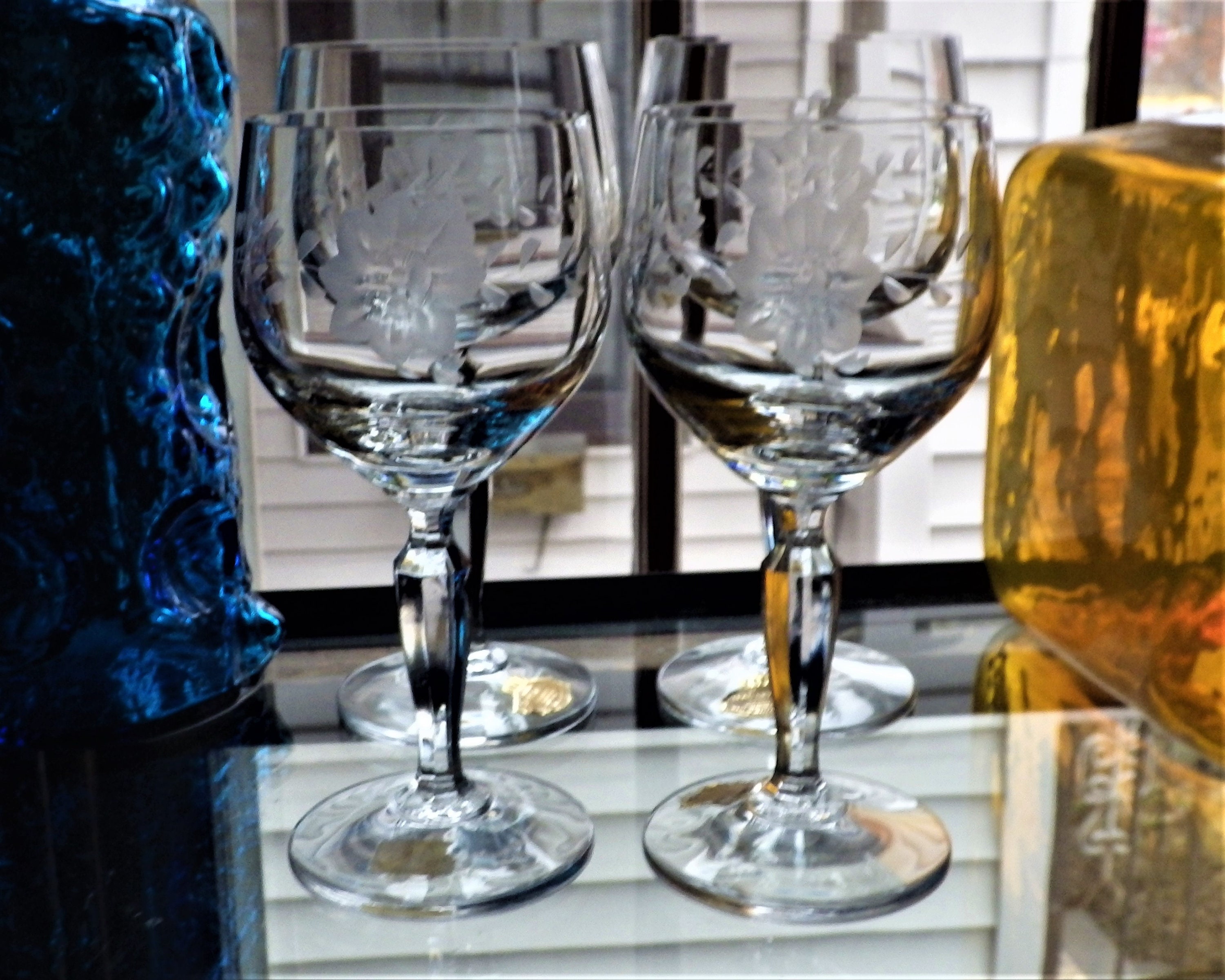 西ドイツ製カットガラスグラス6個セット 西ドイツ製カットガラスグラス6個セット