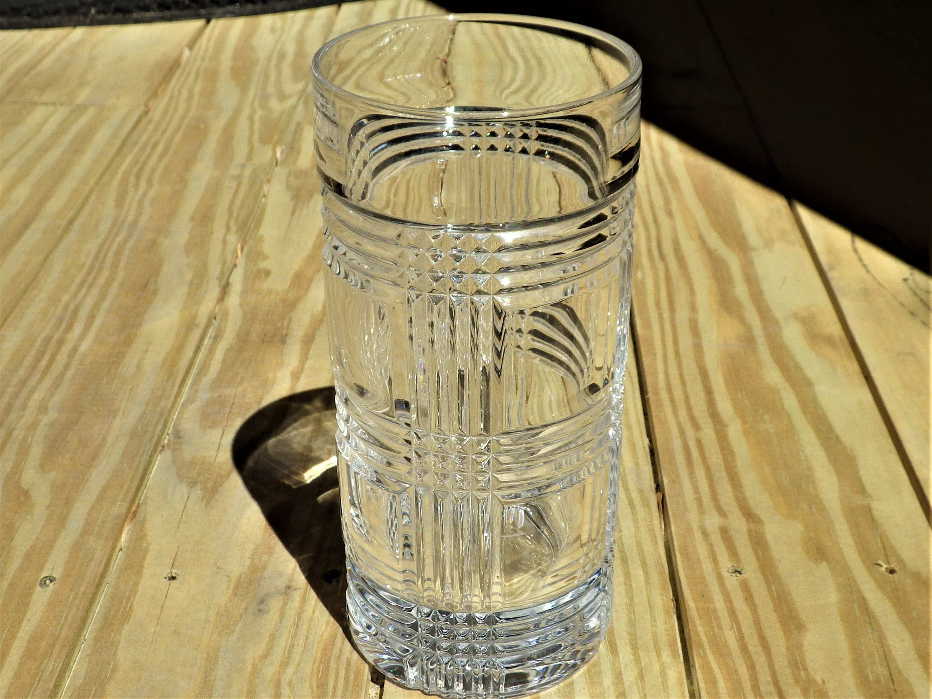 Ralph Lauren Glen Plaid Highball Glass Vintage Bar Ware - Etsy