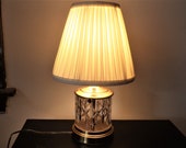 Waterford Boudoir Lamp Lismore Lighting Gothic Script Acid Etch Named Belle