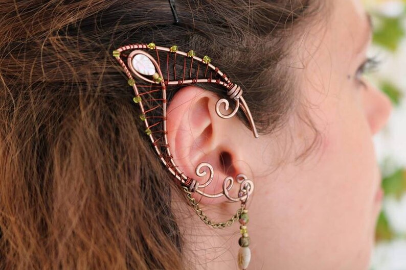 Model Leaf pair Elf ears Fantasy elf ear cuffs Elven ear Etsy