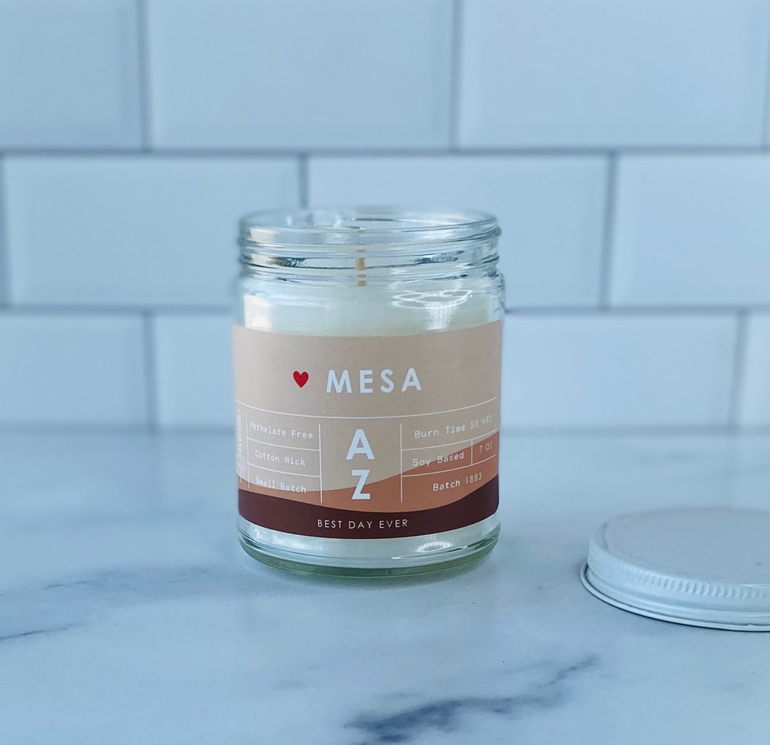 Mesa, Arizona Candle | Soy Coconut Blend | Hand Poured | Small Batch ...