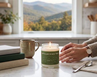 Appalachian Trail AT Candle | Soy Coconut Blend | Hand Poured | Small Batch |