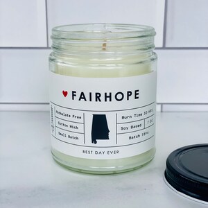 Fairhope Candle | Soy Coconut Blend | Hand Poured | Small Batch |
