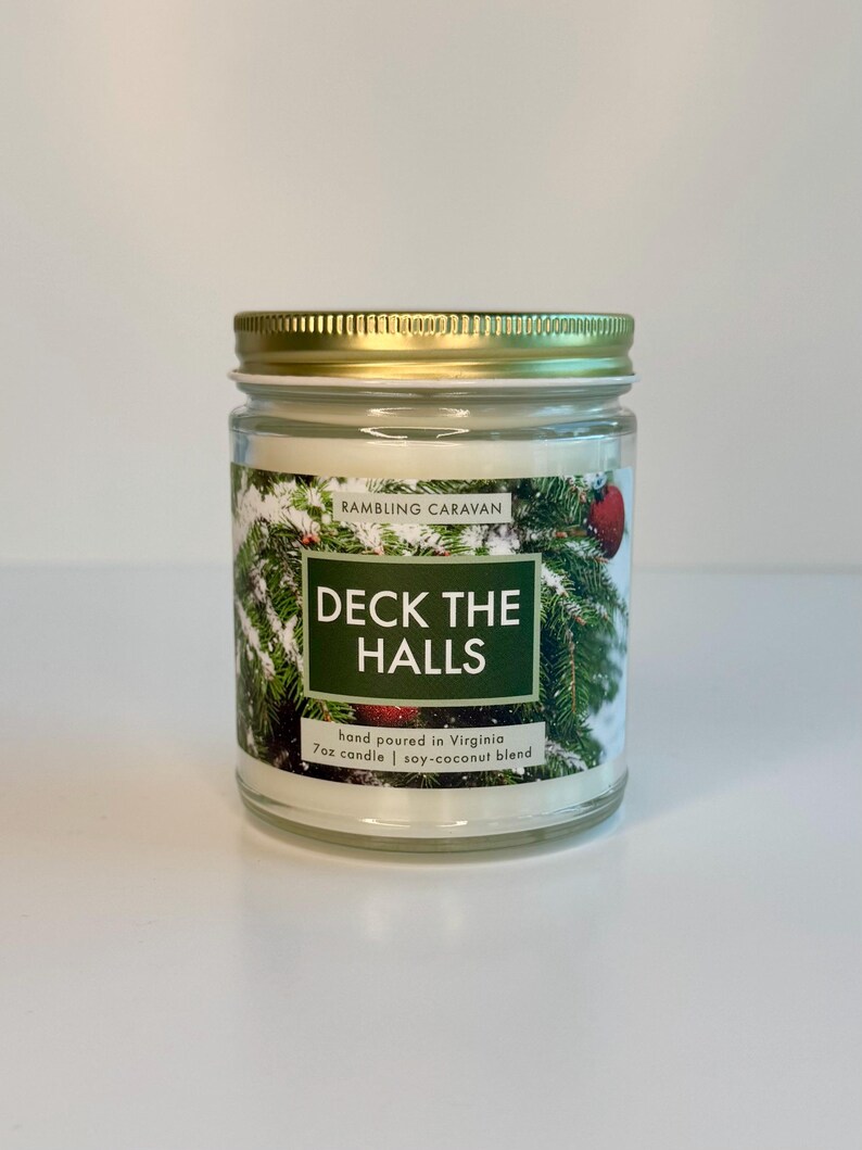 RamblingCaravan Deck The Halls Candle - Thumbnail 2