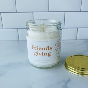 Friendsgiving Candle | Soy Coconut Blend | Hand Poured | Small Batch |