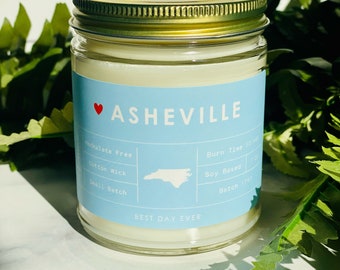 ノースカロライナ州アッシュビルのキャンドル | ソイココナッツ