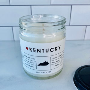 Kentucky Candle | Soy Coconut Blend | Hand Poured | Small Batch |
