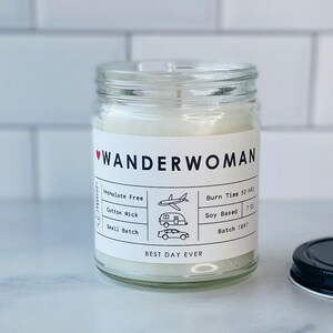 Wanderwoman Candle | Soy Coconut Blend | Hand Poured | Small Batch |