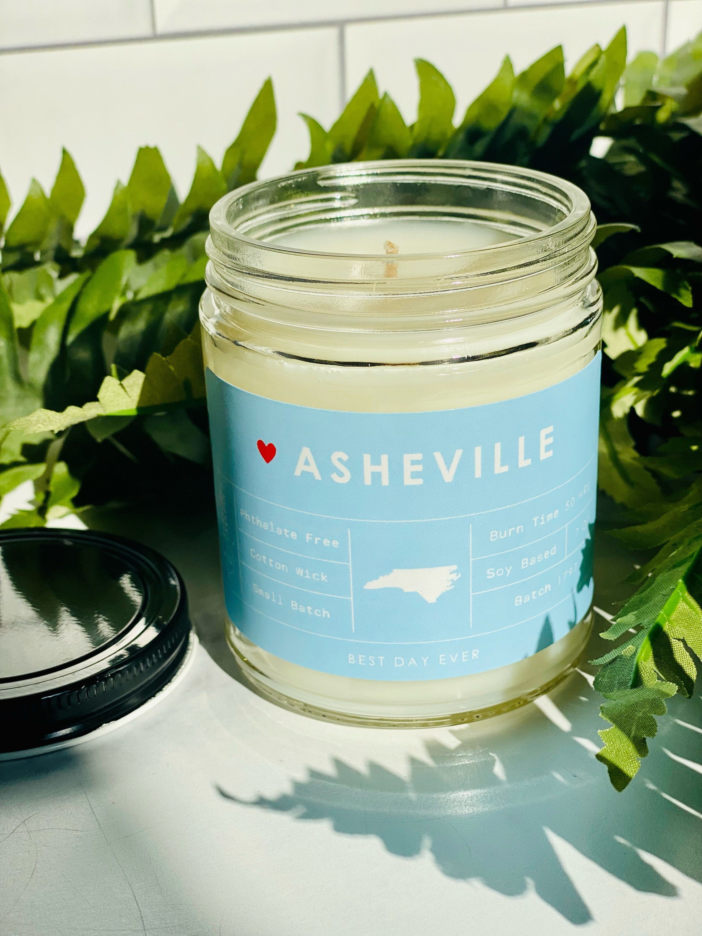 ノースカロライナ州アッシュビルのキャンドル | ソイココナッツ
