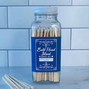 Bald Head Island Safety Matches - Bald Head Island Warms My Heart