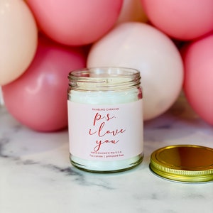 P.S. I Love You Candle | Soy Coconut Blend | Hand Poured | Small Batch |