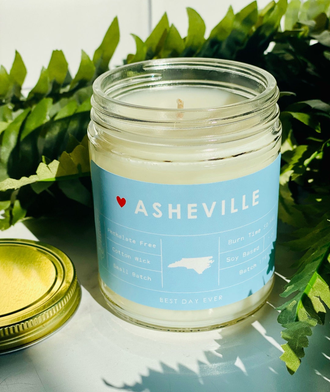 ノースカロライナ州アッシュビルのキャンドル | ソイココナッツ