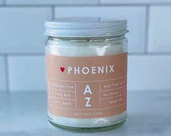Phoenix Candle | Soy Coconut Blend | Hand Poured | Small Batch |