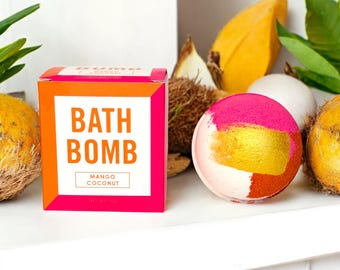 Bath Bomb -  Mango Coconut