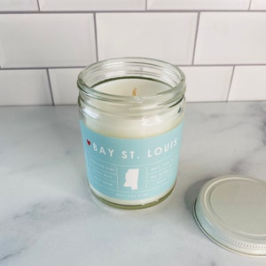Bay St. Louis, MS Candle | Soy Coconut Blend | Hand Poured | Small Batch |