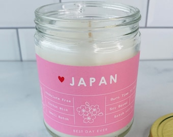 Japan Candle | Soy Coconut Blend | Hand Poured | Small Batch |