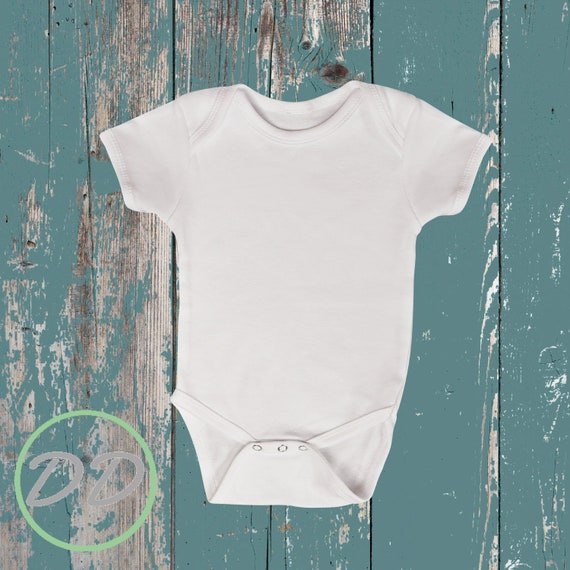 Template Blank White Onesie Mockup Digital Download Jpg Etsy